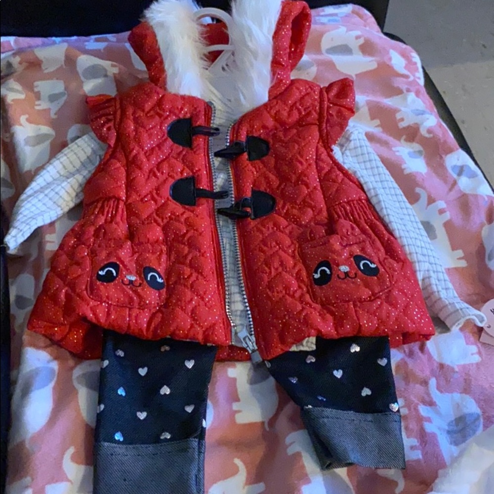 Baby girl brand new set